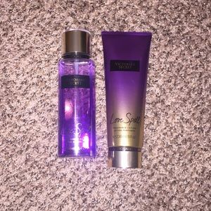VS love spell mist and lotion